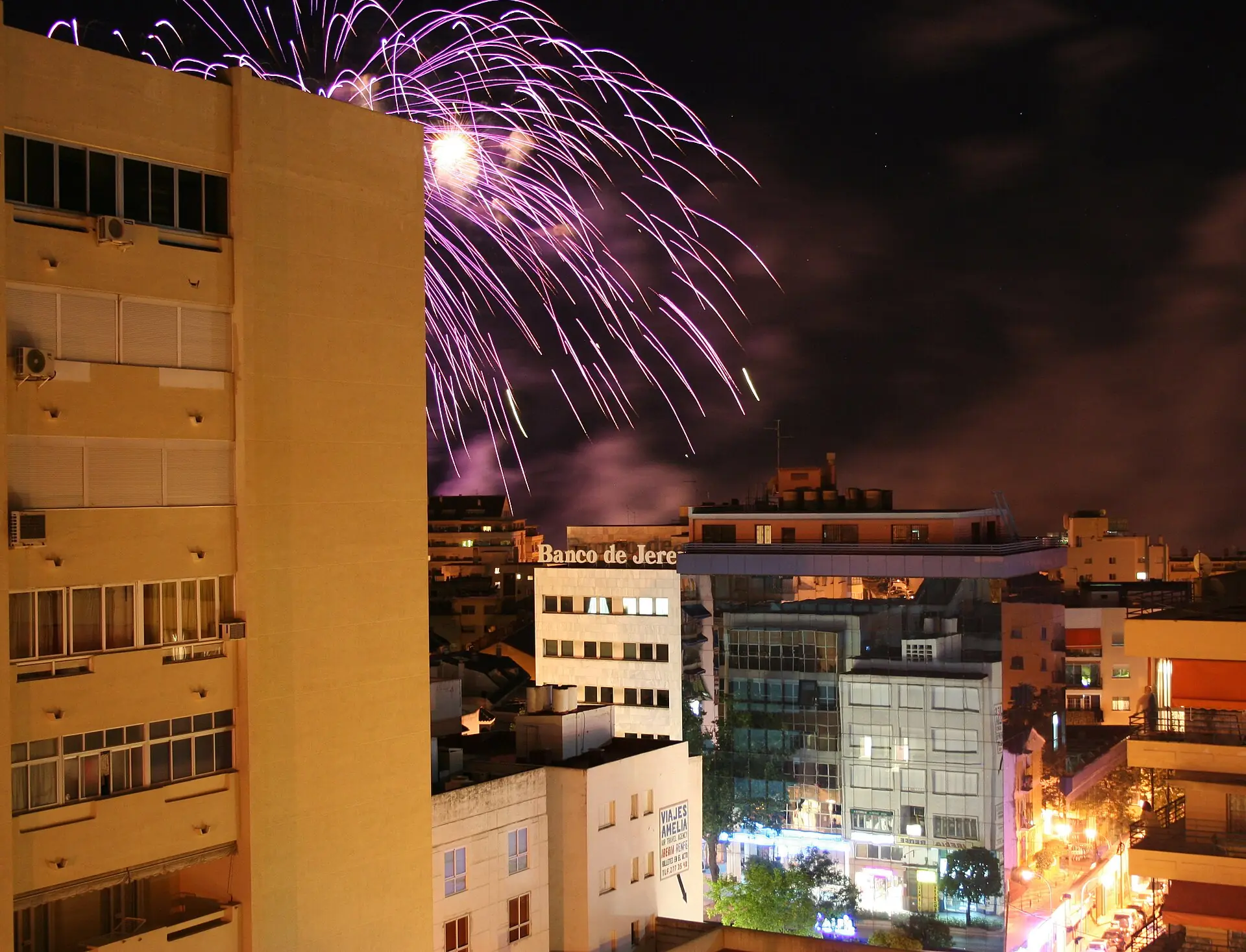 Fireworks over Marbella